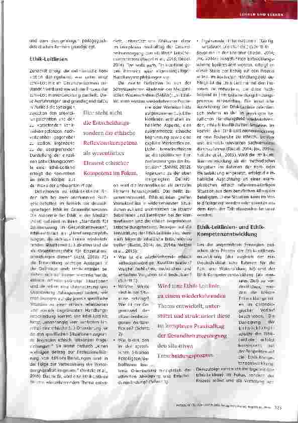 Vorschauseite 3: Vertiefung von Ethik-Kompetenzen