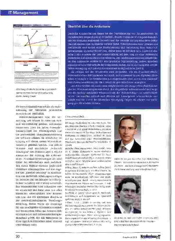 Vorschauseite 3: Sichere Medikamentenverordnung durch vernetzte Wissensdatenbanken Digitales Medikamentenmanagement an der Charite - Universitätsmedizin Berlin Teil 3