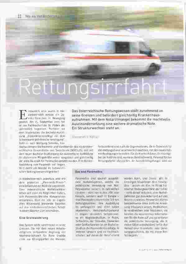 Vorschauseite 1: Rettungsirrfahrt