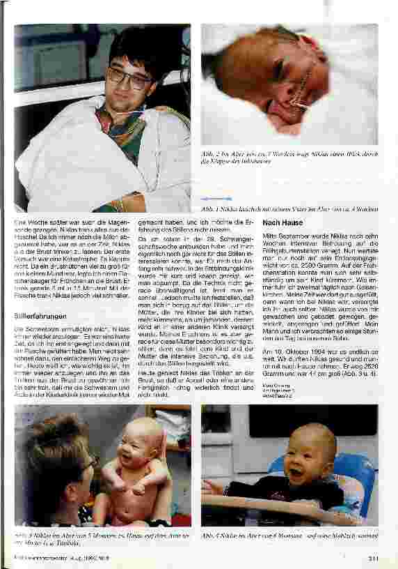 Vorschauseite 2: Niklas - Bericht über den Klinikaufenthalt unseres frühgeborenen Sohnes