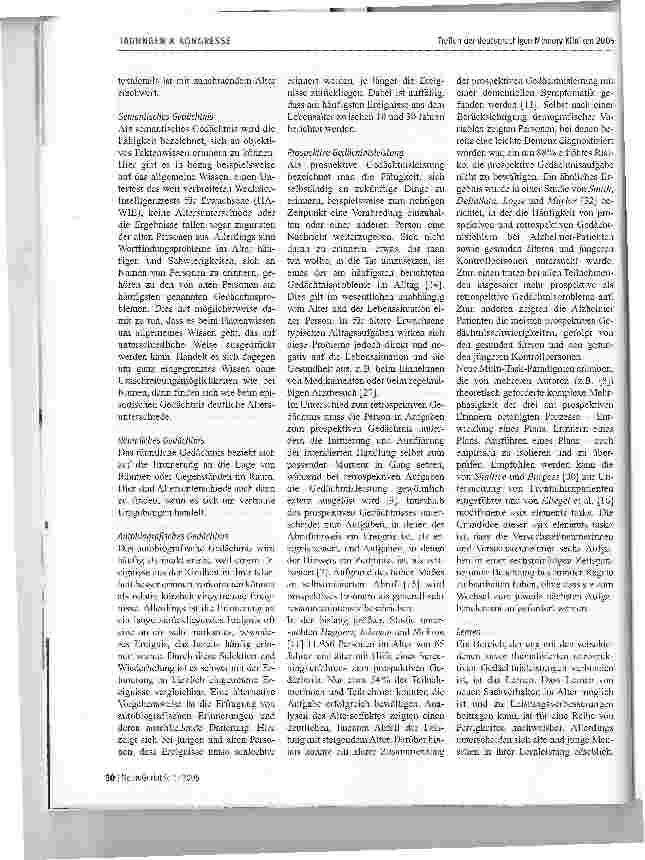 Vorschauseite 3: Kognition im Alter