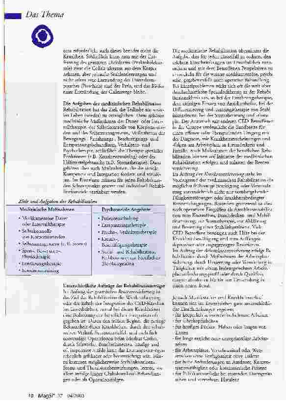 Vorschauseite 2: Rehabilitation bei chronisch entzündlichen Darmerkrankungen