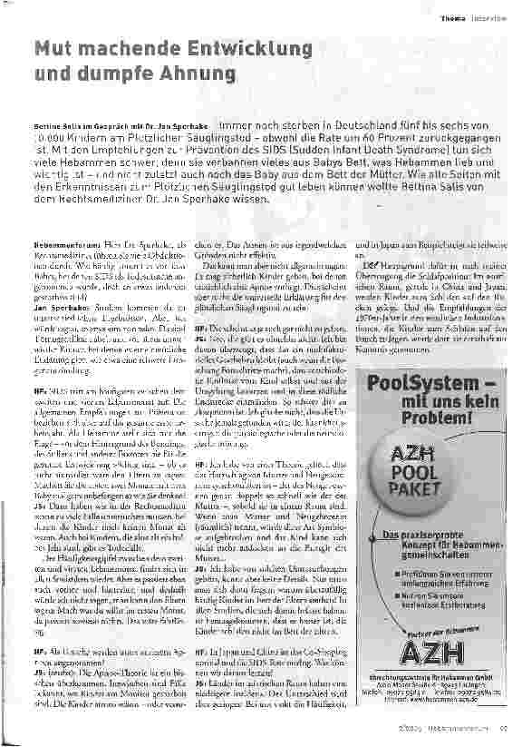 Vorschauseite 1: Mut machende Entwicklung und dumpfe Ahnung