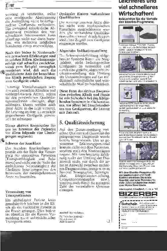 Vorschauseite 4: Die präoperative Diagnostik in Klinik und Praxis Gesundheitspolitische Aspekte