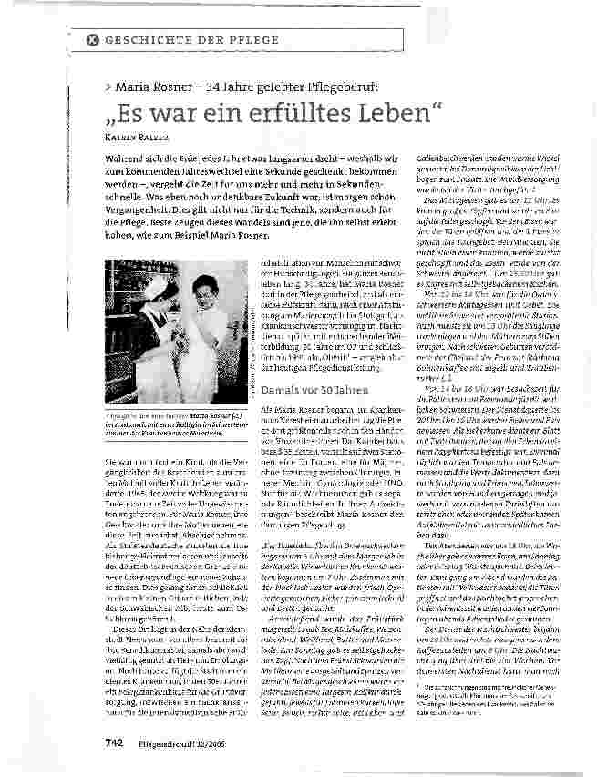 Vorschauseite 1: . .Es war ein erfülltes Leben