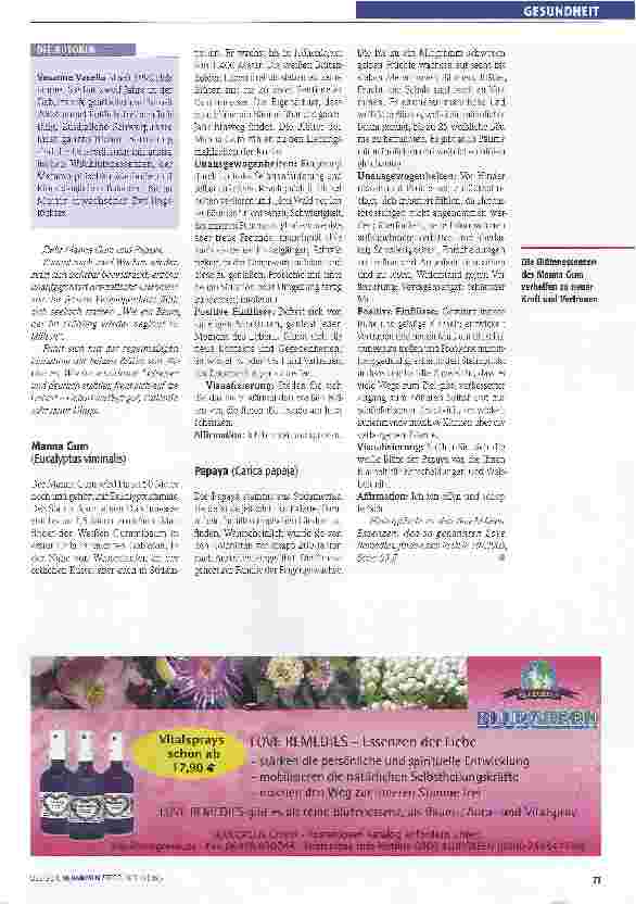 Vorschauseite 2: Buschblüten für die Schwangerschaft
