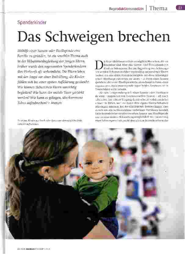 Vorschauseite 1: Das Schweigen brechen