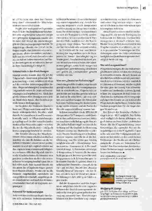 Vorschauseite 2: Gute palliative Betreuung?