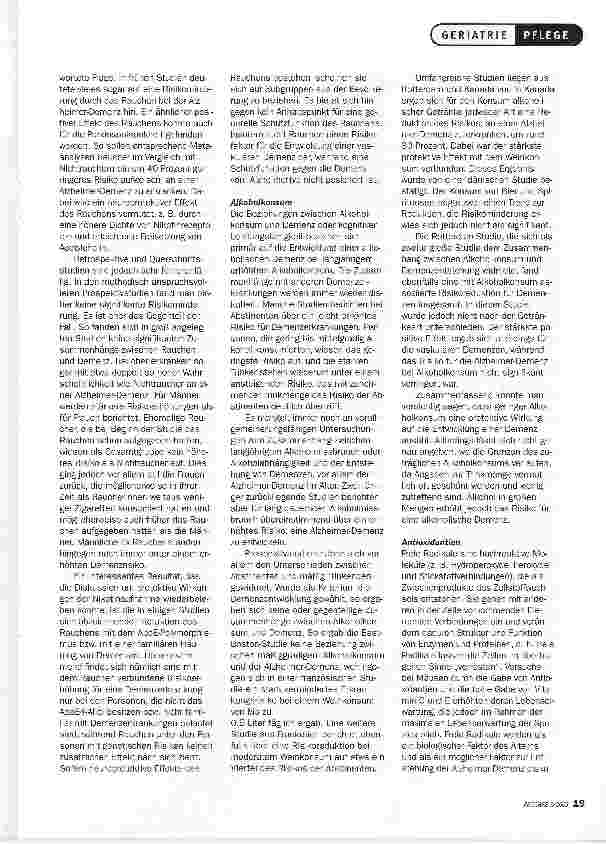 Vorschauseite 2: Dementielle ErkrankungenMÖGLICHKEITEN DER PRÄVENTION