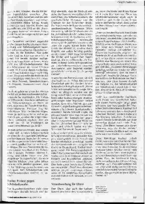 Vorschauseite 2: Schneller Schnitt zum frühen Glück?