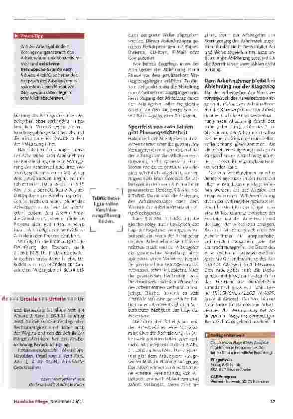 Vorschauseite 2: Das Teilzeitund Befristungsgesetz in der Praxis, Teil 2Einvernehmliche Lösung anstreben
