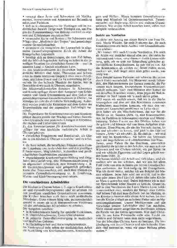 Vorschauseite 2: Christlich-medizinische Arbeit