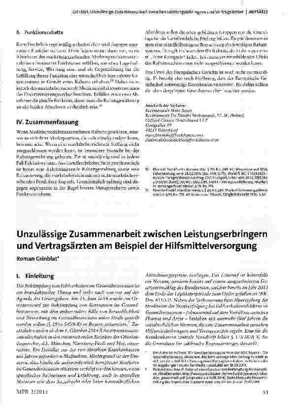 Vorschauseite 4: Gestaltung von Rabatten nach dem Intel-Urteil des EuG ein kurzer praktischer Leitfaden