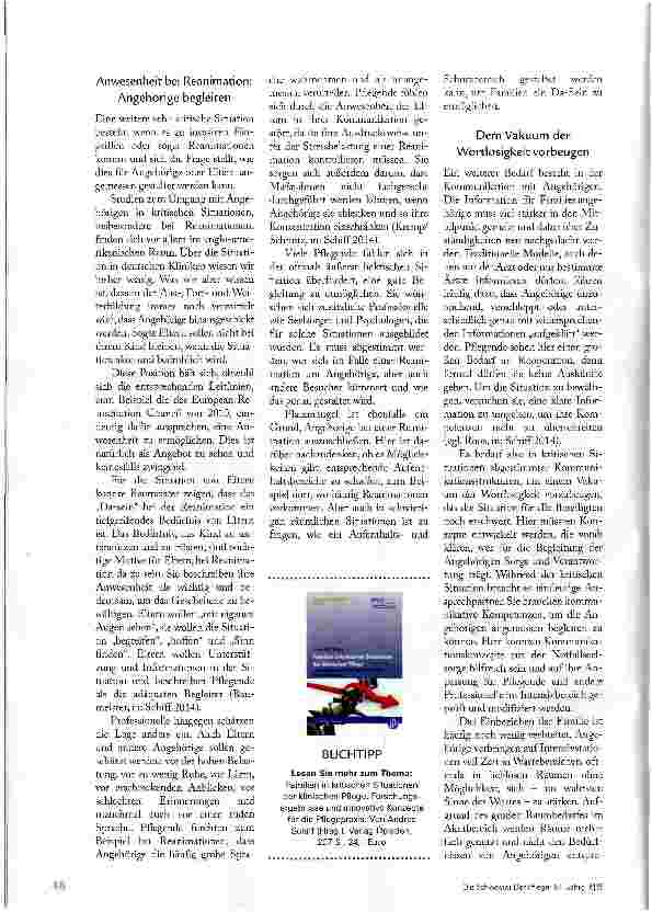 Vorschauseite 3: DAS DA-SEIN MÖGLICH MACHEN