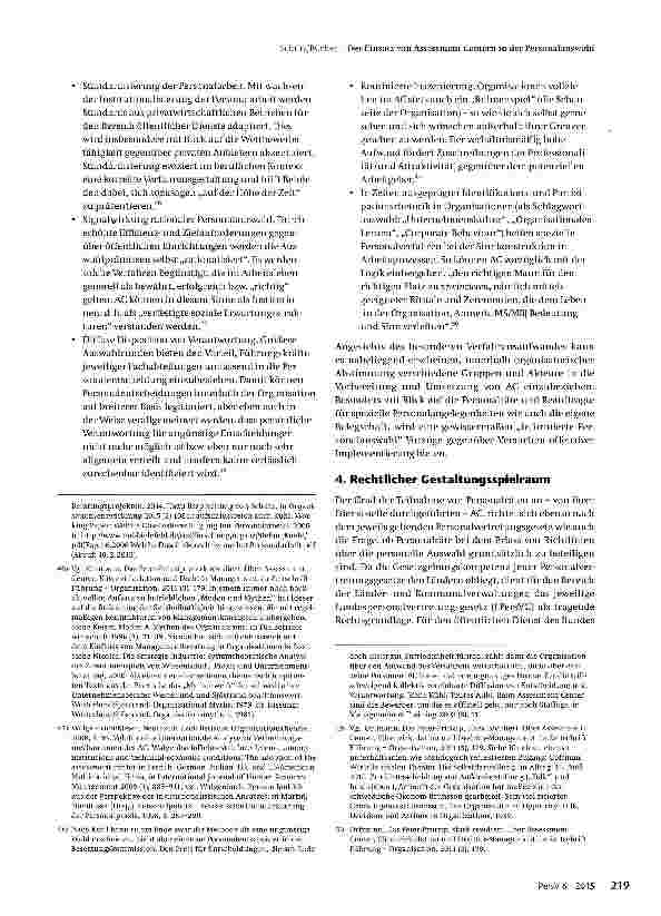 Vorschauseite 6: Der Einsatz von Assessment Centern in der Personalauswahl