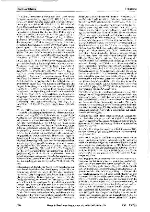 Vorschauseite 2: Zusatzversorgung: Startgutschriften rentennaher Versicherter mit berufsständischer Grundversorgung GG Art. 3 Abs. 1, ATV §§ 32, 33; VBL-Satzung §§ 78, 79; BetrAVD§18