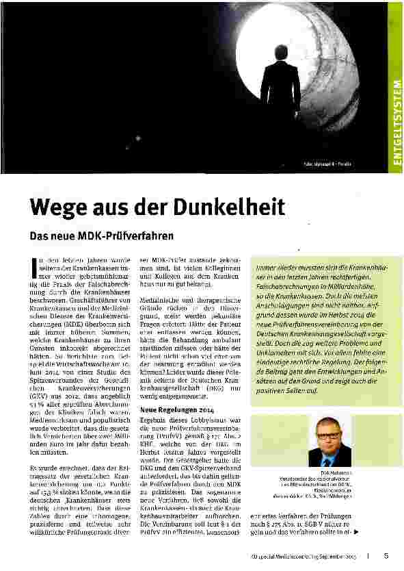 Vorschauseite 1: Wege aus der Dunkelheit