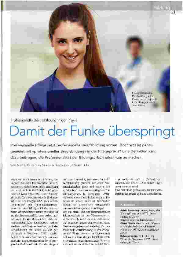 Vorschauseite 1: Damit der Funke überspringt