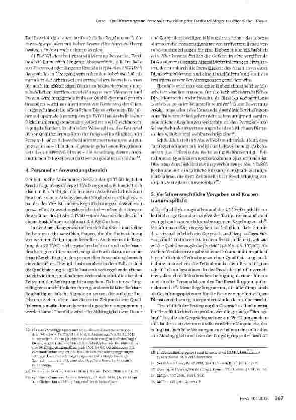 Vorschauseite 4: Qualifizierung und Personalentwicklung für Tarifbeschäftigte im öffentlichen Dienst
