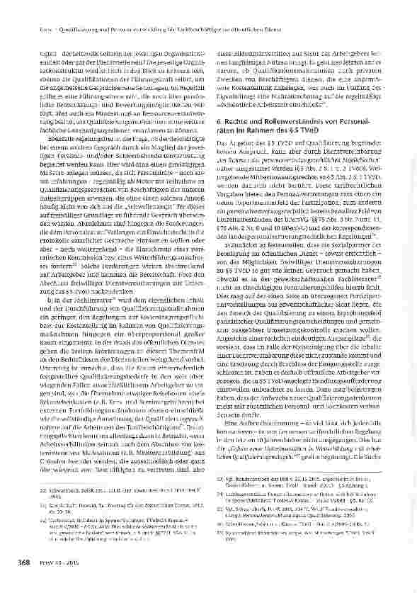 Vorschauseite 5: Qualifizierung und Personalentwicklung für Tarifbeschäftigte im öffentlichen Dienst