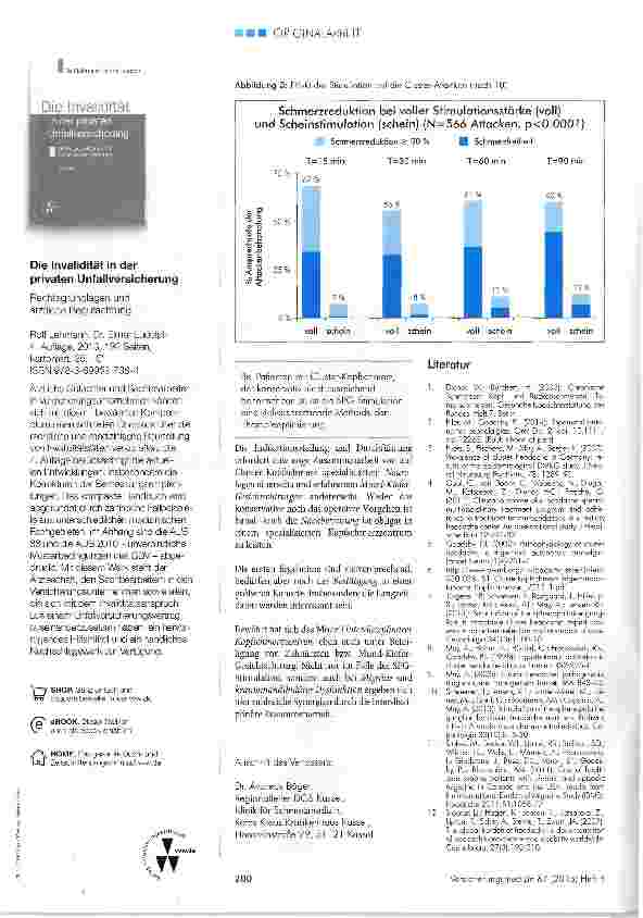Vorschauseite 4: Trigeminoautonome Kopfschmerzen (TAK) -konservative und operative Therapieverfahren