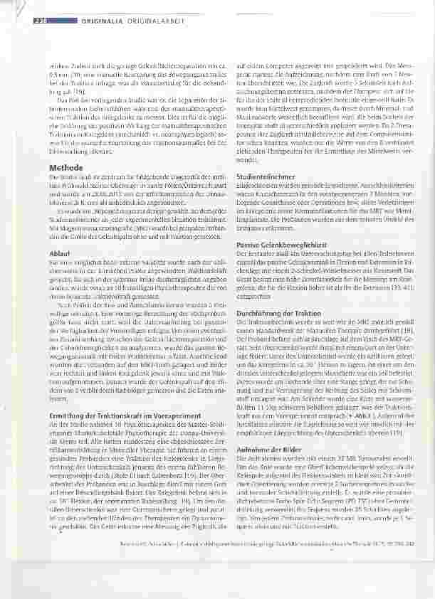 Vorschauseite 3: Traktion im Kniegelenk bewirkt eine geringe Gelenkflächenseparation