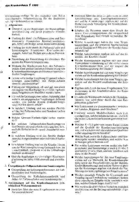 Vorschauseite 2: Auswirkungen des neuen Pflegesatzrechts auf Leistungsangebot und -qualität Gemeinsame Erklärung von DKG und GKV-Spitzenverbänden