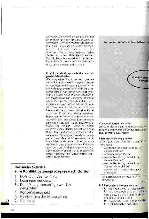 Vorschauseite 2: Konfliktbewältigung im (Pflege) Alltag