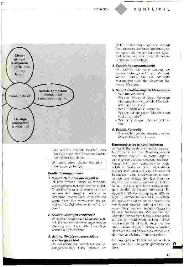 Vorschauseite 3: Konfliktbewältigung im (Pflege) Alltag