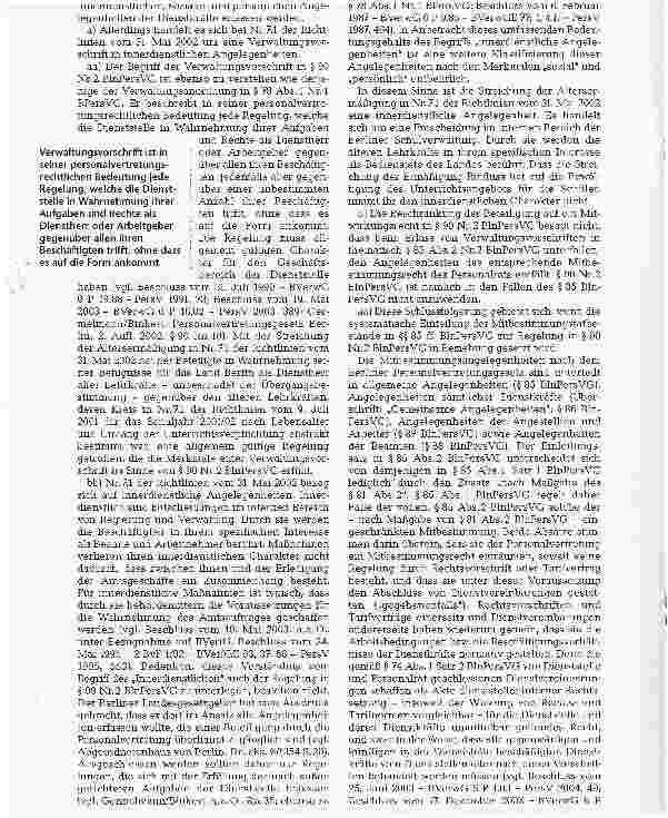 Vorschauseite 2: RechtsprechungZUM P ERSONALVERTRETUNCSRECHT