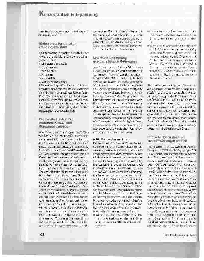 Vorschauseite 3: Die Geschichte der Konzentrativen Entspannung