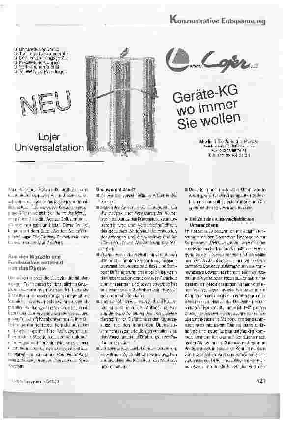 Vorschauseite 4: Die Geschichte der Konzentrativen Entspannung