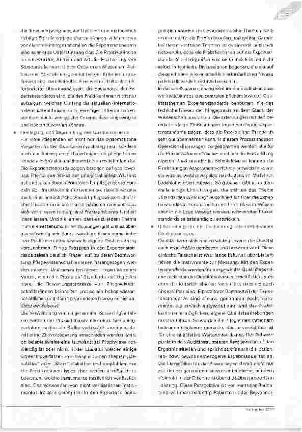 Vorschauseite 5: Expertenstandards in der Pflege. Aus der Forschung für die Praxis