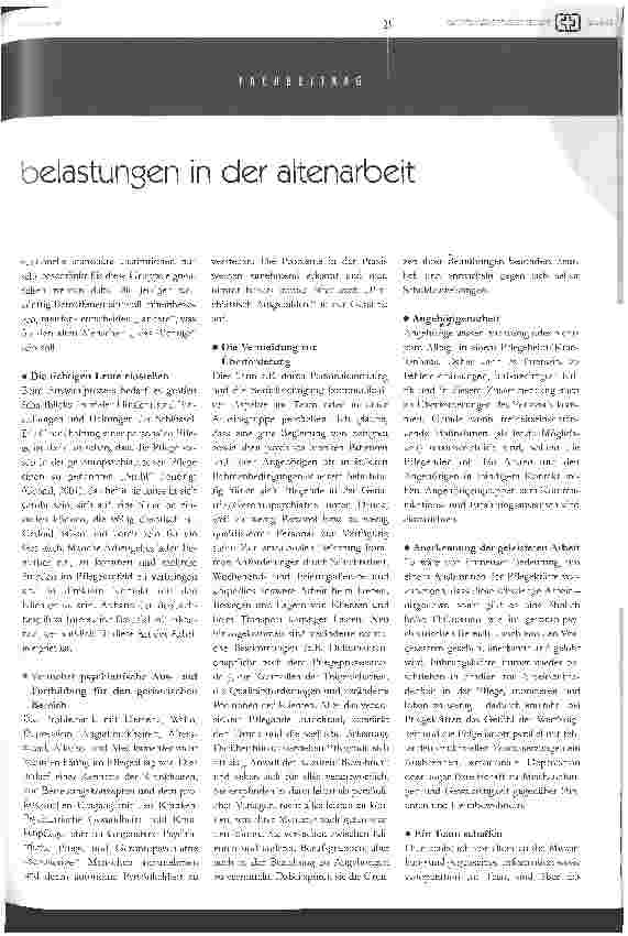 Vorschauseite 3: die pflege wird immer schwieriger, weil. ..