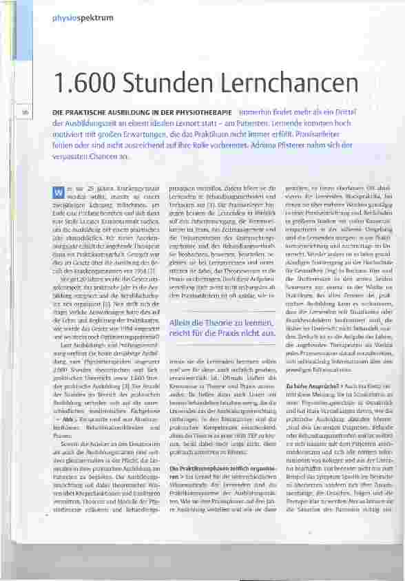 Vorschauseite 1: 1.600 Stunden Lernchancen