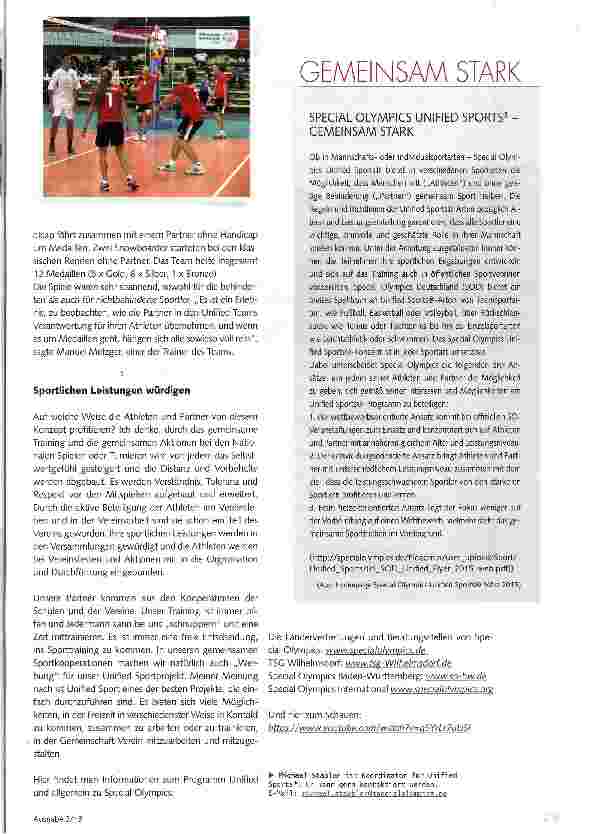 Vorschauseite 3: Sport im Team