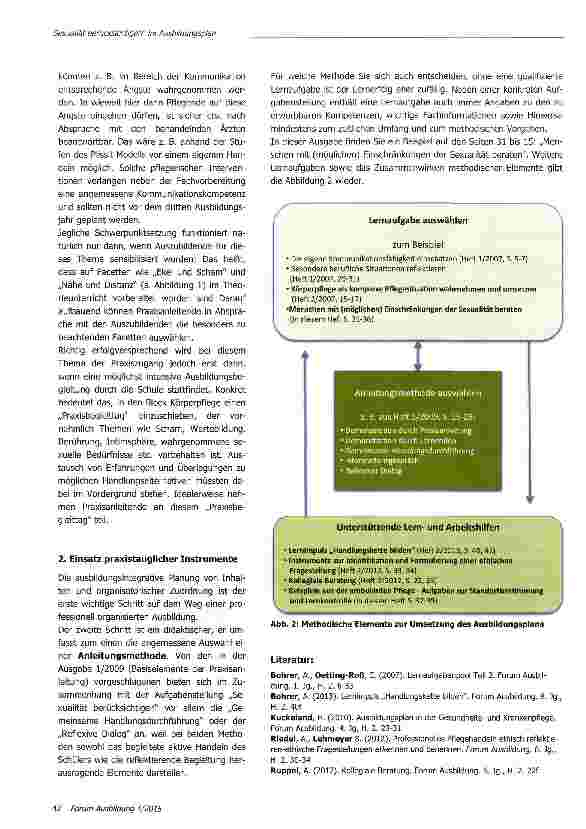 Vorschauseite 3: „Sexualität berücksichtigen als geplanter Bestandteil der praktischen Ausbildung