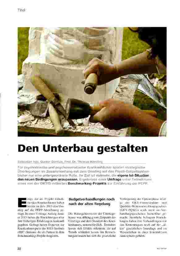 Vorschauseite 1: Den Unterbau gestalten