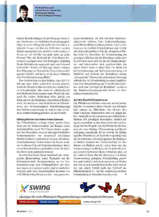 Vorschauseite 2: Schutz und Risiken in Balance halten