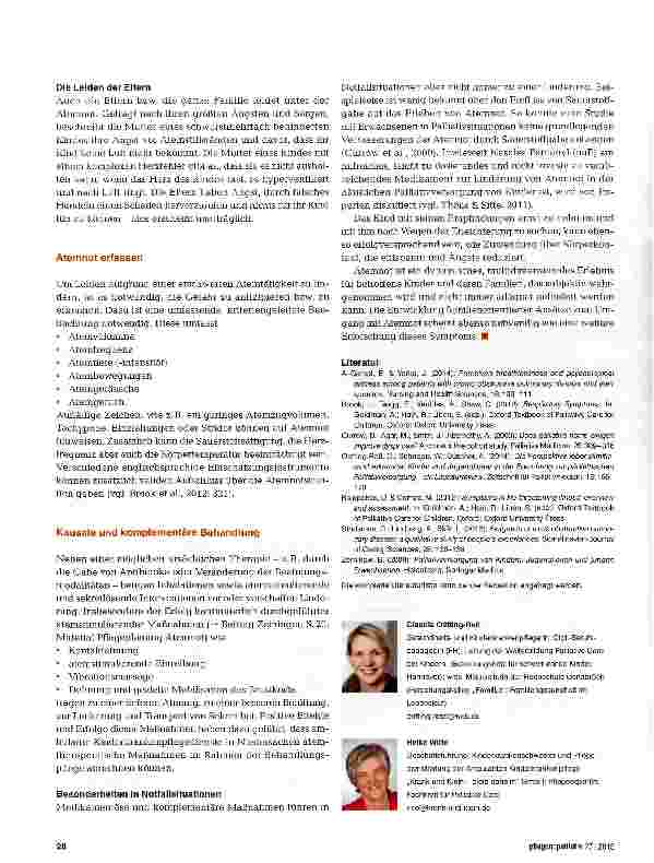 Vorschauseite 3: Wenn Kindern und Jugendlichen der Atem ausgeht