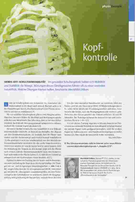 Vorschauseite 1: Kopfkontrolle