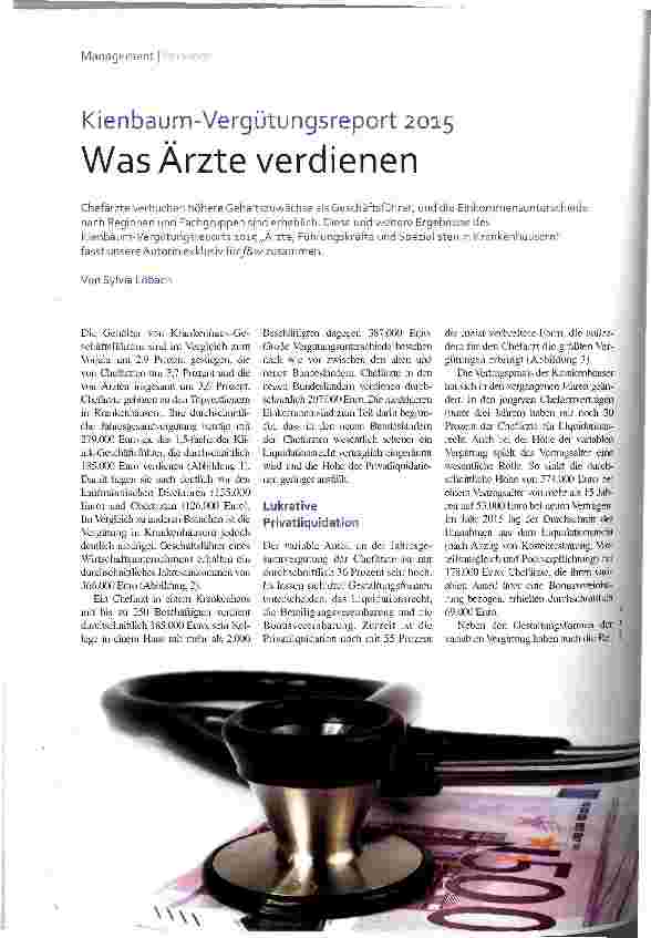 Vorschauseite 1: Was Ärzte verdienen