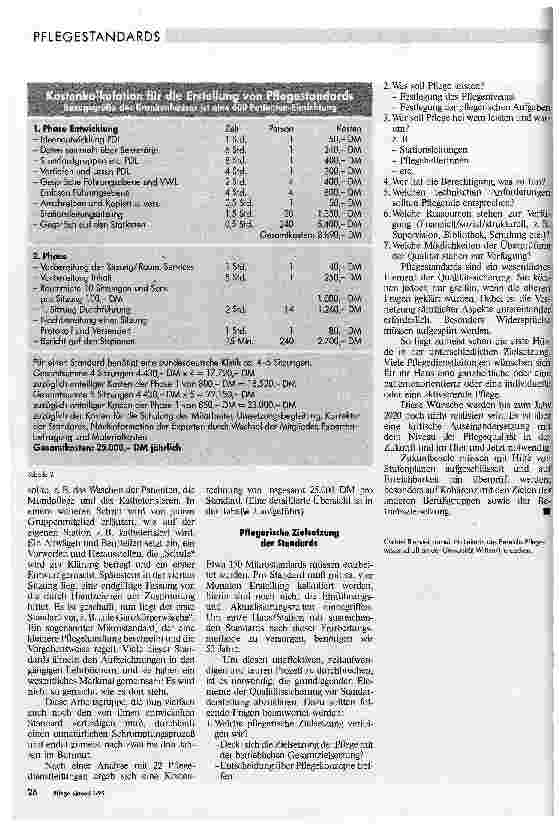 Vorschauseite 3: Pflegestandards Eine Hilfe zur Qualitätssicherung Teil1