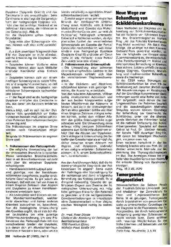 Vorschauseite 3: Präkanzerosen