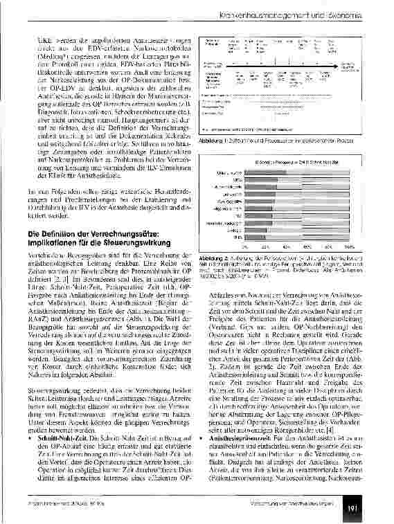 Vorschauseite 3: Chancen und Risiken einer internen Leistungsverrechnung von Narkoseleistungen für die Klinik für Anästhesiologie*