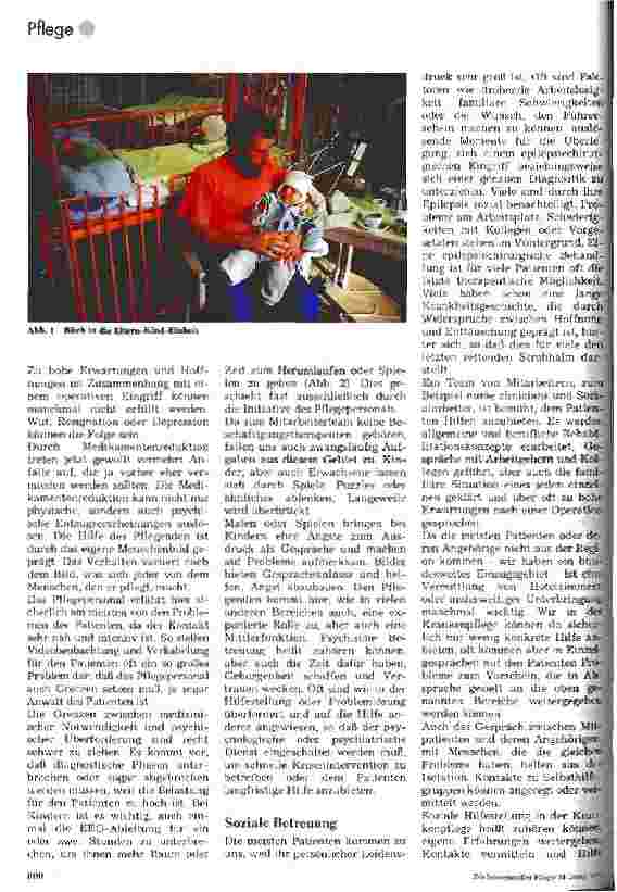 Vorschauseite 3: Epilepsie - Neurochirurgie 2. Teil: Pflegerische Aspekte während des Intensivmonitorings