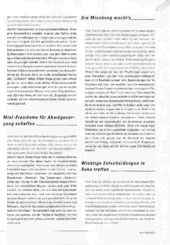 Vorschauseite 3: Die besseren Entscheidungen treffenWarum Gefühle bei der Entscheidungsfindung eine Rolle spielen