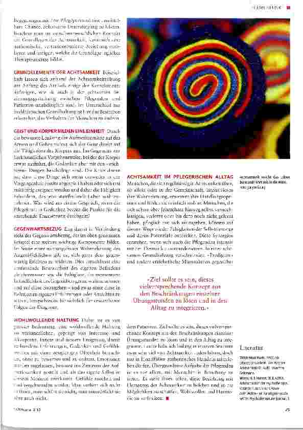 Vorschauseite 2: Achtsamkeit in pflegetherapeutischen Beziehungen der Gerontopsychiatrie