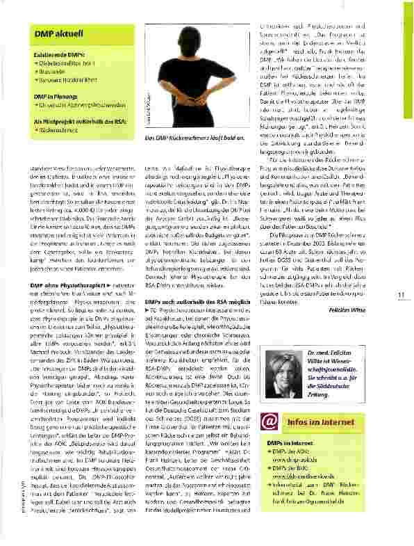 Vorschauseite 2: Disease-Management-Programme