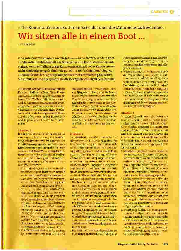 Vorschauseite 2: Wir sitzen alle in einem Boot...